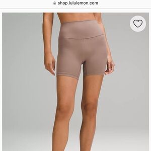 Lululemon Brown Biker Shorts